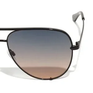 QUAY High Key Sunglasses Black Frame Grey Coral Gradient Lens Aviator Unisex NWT Quay Australia | Accessories | Quay High Key Sunglasses  main image 3